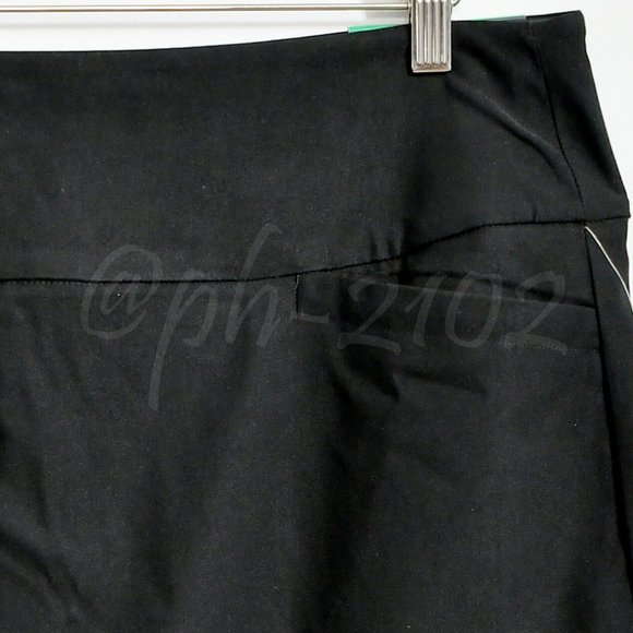 S.C.‎ & CO Ladies' Skort Pull-On, Tummy Control Waistband Black - Picture 3 of 8